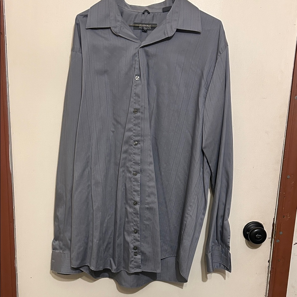 Kenneth Cole Reaction Charcoal Dress Shirt